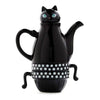 Set Cerámica Té Gatito, Tetera Con Infusor  2 Tazas Gato Cat