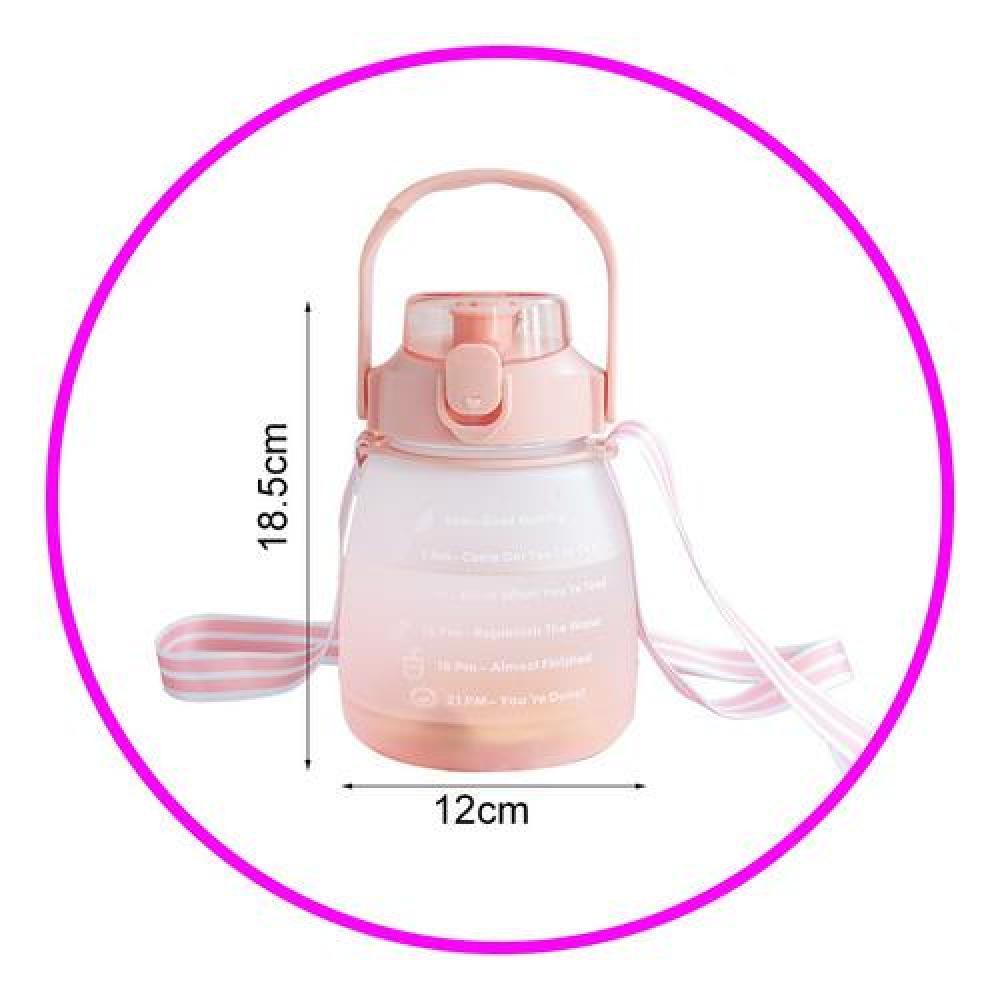 Botella de agua marcador motivacional kawaii sticker 2D-3D