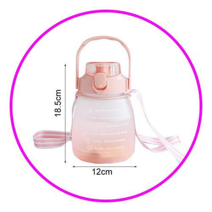 Botella de agua marcador motivacional kawaii sticker 2D-3D