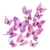 12 Mariposas 3d Pvc Con Pegatina E Iman Candy Bar Refri