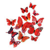 12 Mariposas 3d Pvc Con Pegatina E Iman Candy Bar Refri