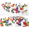12 Mariposas 3d Pvc Con Pegatina E Iman Candy Bar Refri
