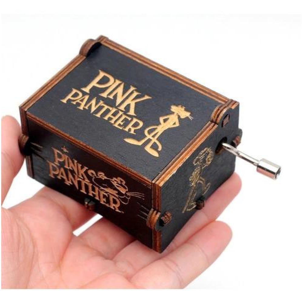 Caja Musical black Pantera rosa Negra Estoykuku