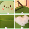 Cojín Peluche felpa carita palta kawaii abrazable aguacate