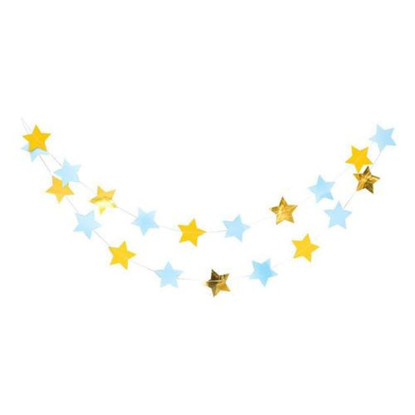 Guirnaldas De Papel Estrellas Glitter 2 Metros Candy Bar