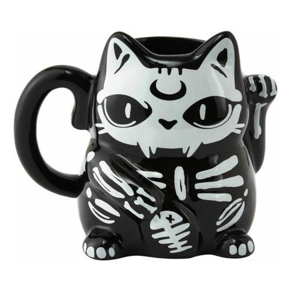 Tazón 3D cerámica black Maneki-Neko kill