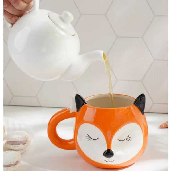 Tazón Zorrito  Fox Mug Ojos Cerrado