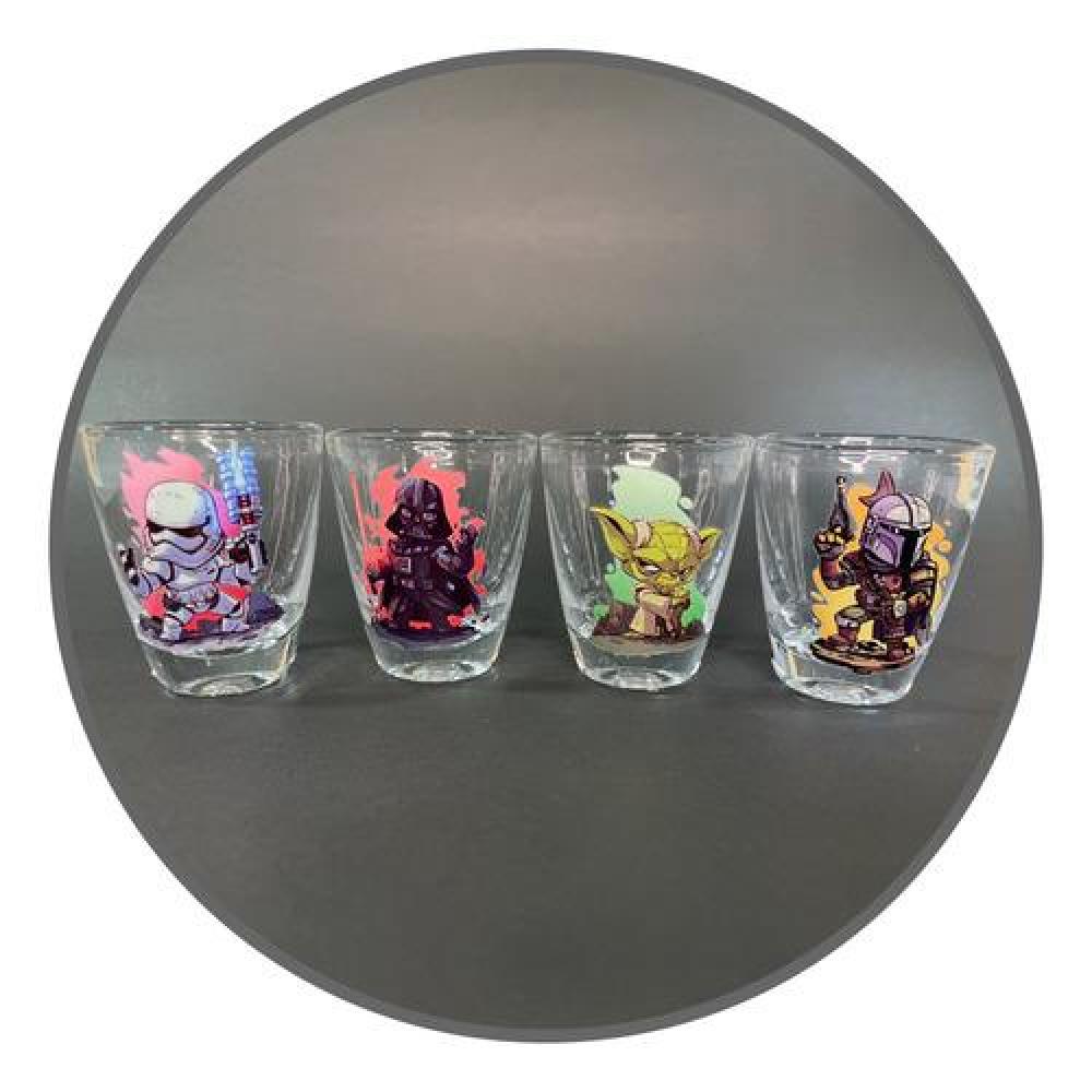 Pack 4 Vasos shot Star war shopitos Tequila Estoykuku