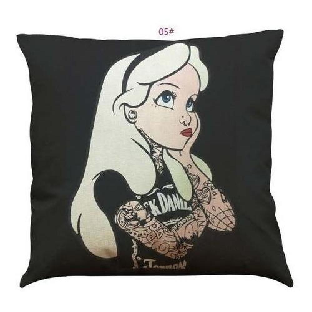 Cojin Con Relleno Lino Princesas Dark Disney