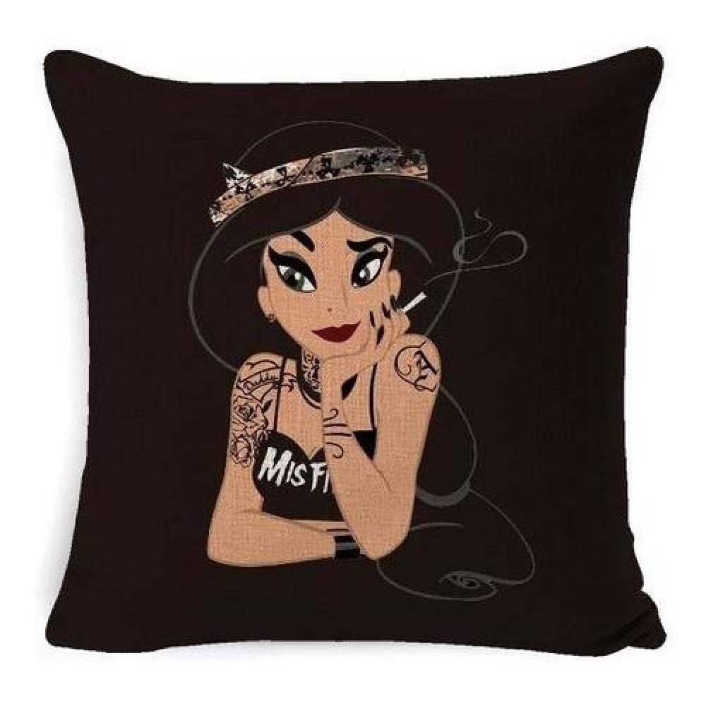 Cojin Con Relleno Lino Princesas Dark Disney