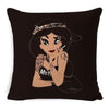 Cojin Con Relleno Lino Princesas Dark Disney