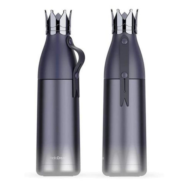 Botella Termo Acero Inoxidable C/vaso Forma De Corona Reina