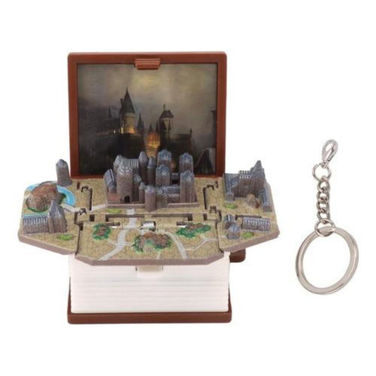 Llavero castillo encantado libro 3D plegable Harry Potter