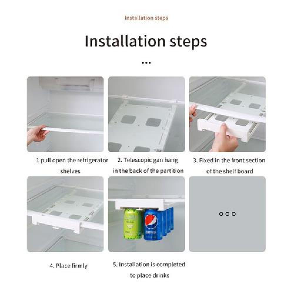 Organizador Dispensador de latas para Refrigerador colgador