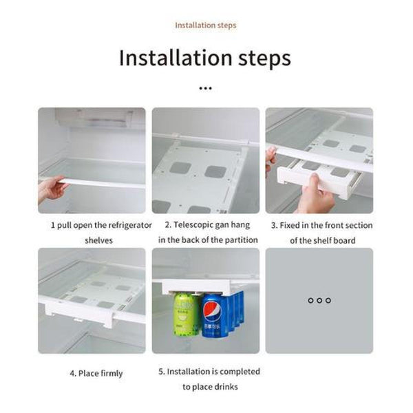 Organizador Dispensador de latas para Refrigerador colgador