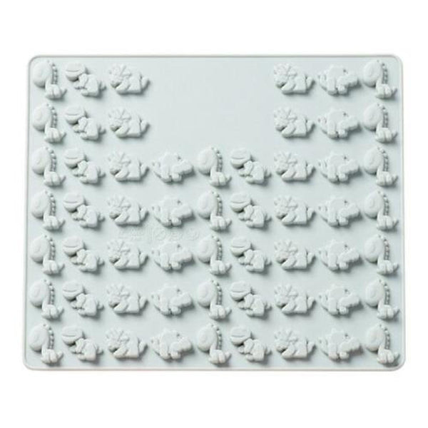 Molde silicona  48 mini dinosaurios baby chocolate, jabón