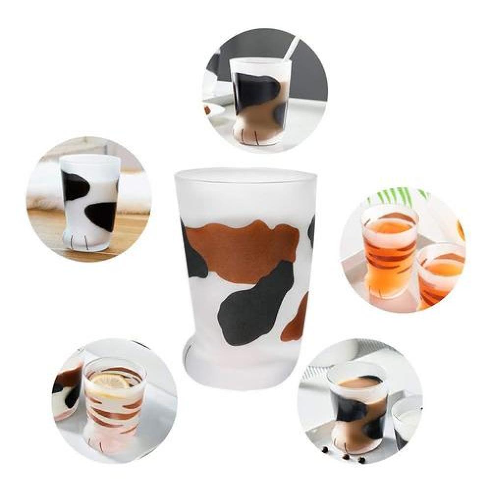 Vaso vidrio patita gato resistente altas temperatura neko