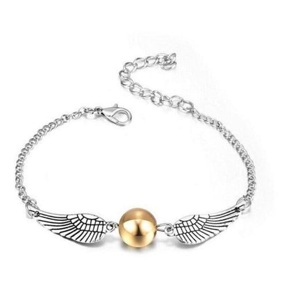 Set Golden Snitch Quidditch Collar + Pulsera  Harry Potter