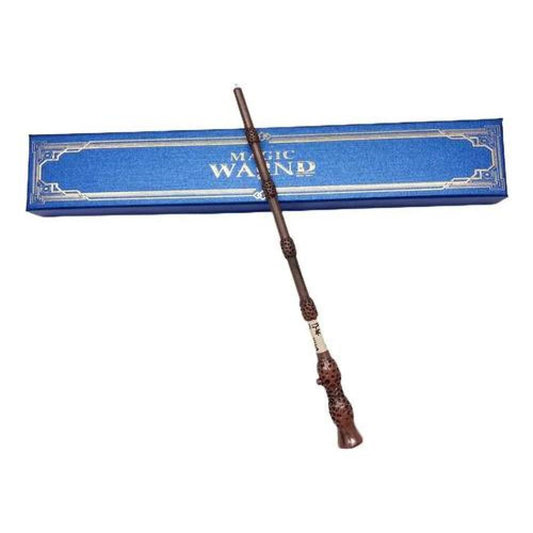 Varita Luz Dumbledore Harry Potter Con Led 35 Cm Resina
