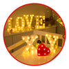 Pack romántico led incluye 2 Letras + corazón  o  letra "&"