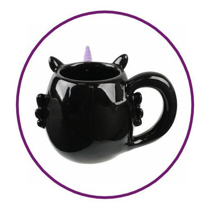 Tazón unicornio dark black gótico