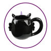 Tazón unicornio dark black gótico