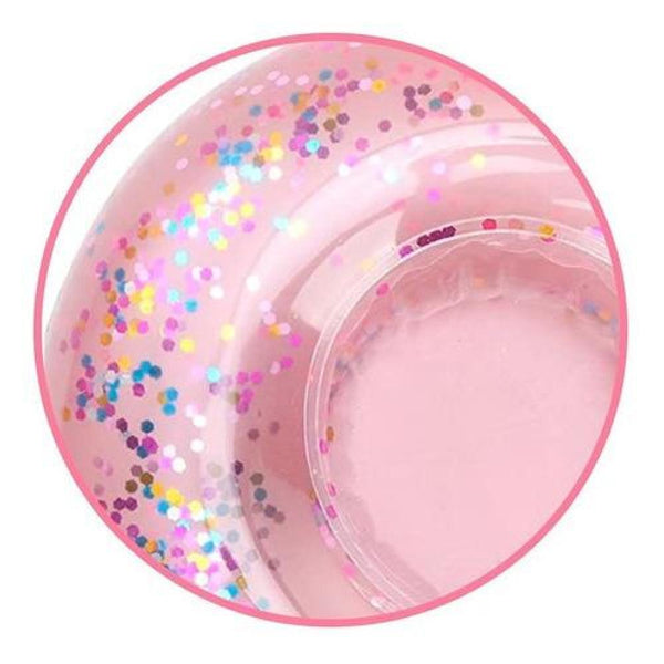 Posavasos Flotador Glitter Kawaii