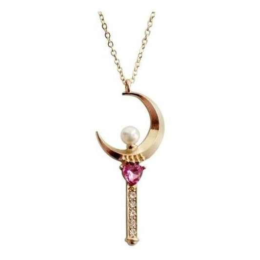 Collar Sailor moon Cetro Lunar (Moon Stick)