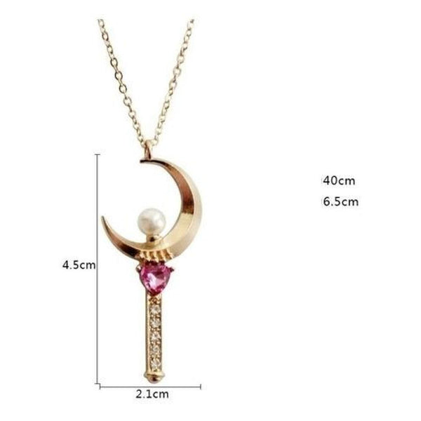 Collar Sailor moon Cetro Lunar (Moon Stick)