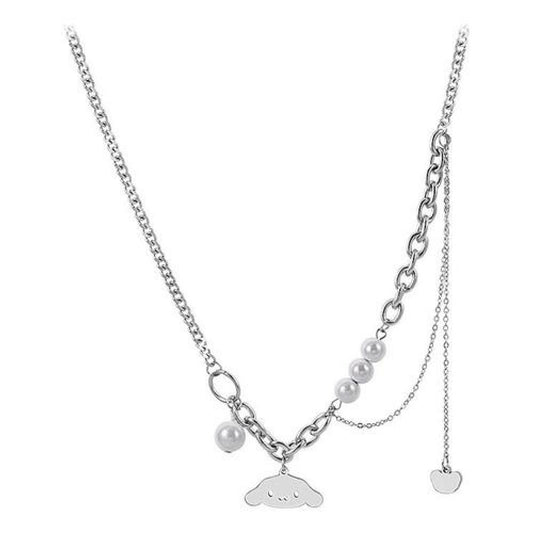Collar Cinnamoroll  dije perlas Kawaii anime my melody