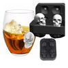 Molde Silicona 4 Calaveras Hielo Chocolate Velas