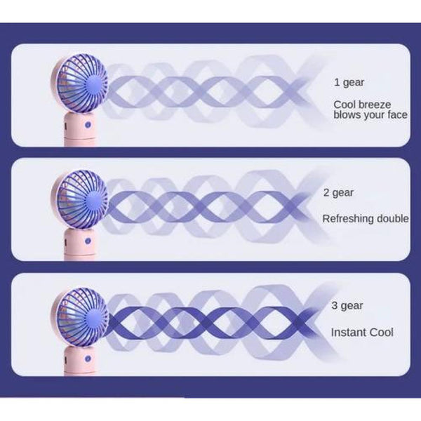 Mini Ventilador personal portatil  recargable usb escritorio