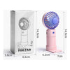 Mini Ventilador personal portatil  recargable usb escritorio