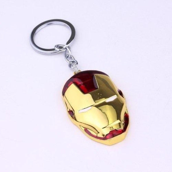 Llavero Metálico Iron Man Marvel Avengers Mano Cara