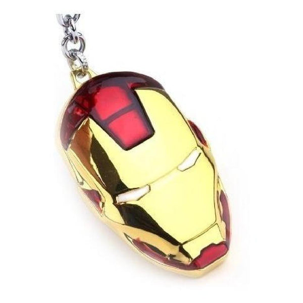Llavero Metálico Iron Man Marvel Avengers Mano Cara