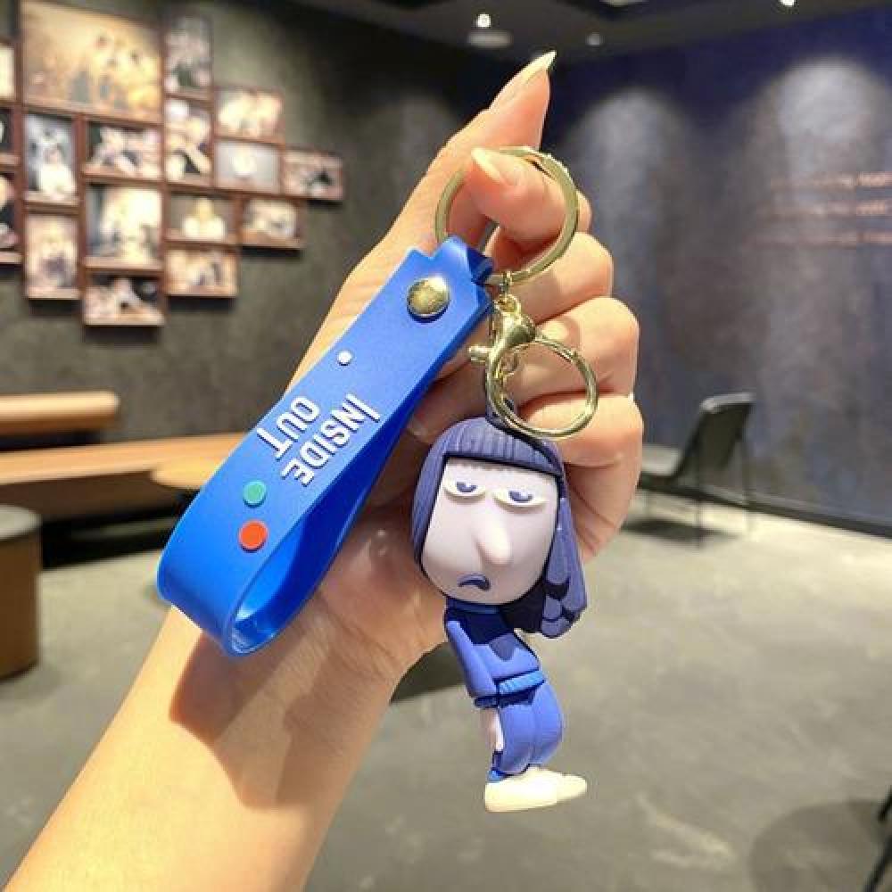 Llavero Silicona Colgante Inside Out Intensamente emociones