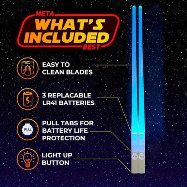 Palillo chino led chopsticks lightsaber sable de luz