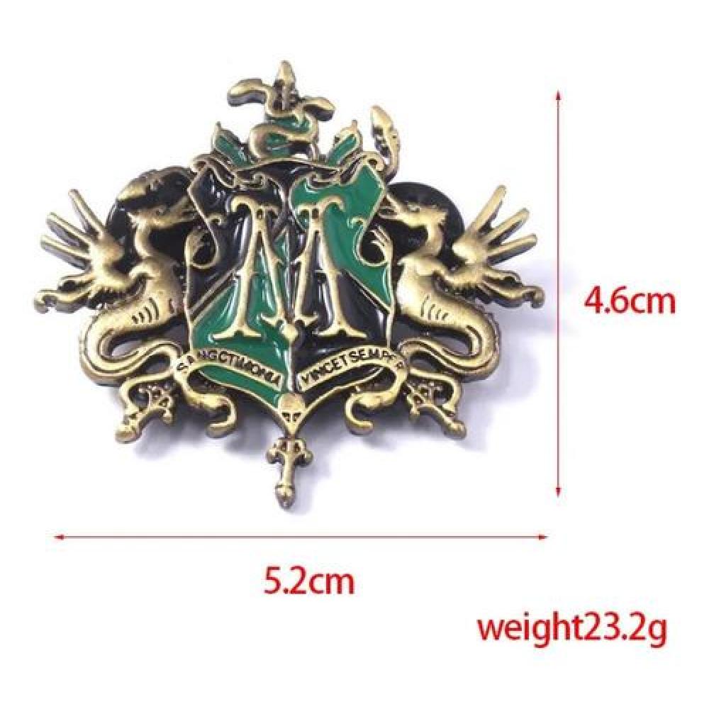 Pin Metálico Escudo De La Familia Malfoy Harry P