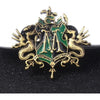 Pin Metálico Escudo De La Familia Malfoy Harry P