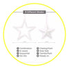 Cortina led cascada estrellas Fairy lights