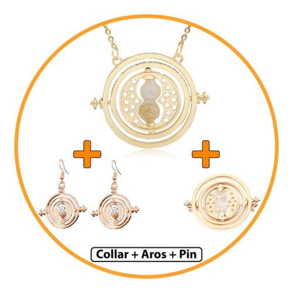 Set collar giratiempo Hermione Harry Potter