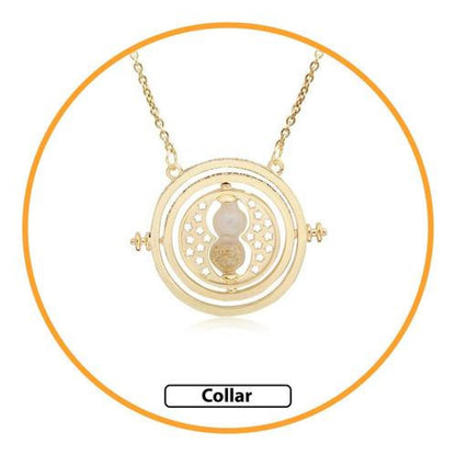 Set collar giratiempo Hermione Harry Potter