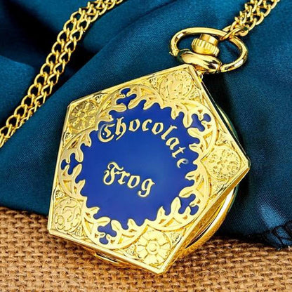 Reloj De Bolsillo Harry Potter chocolate frog rana