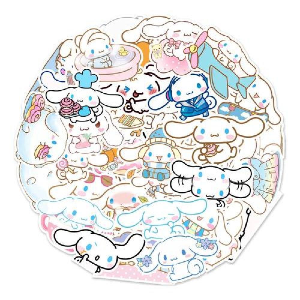 Set Sticker calcomanias animación Cinnamoroll cute