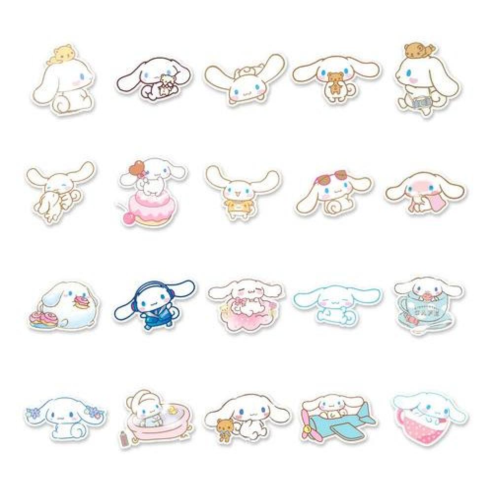 Set Sticker calcomanias animación Cinnamoroll cute