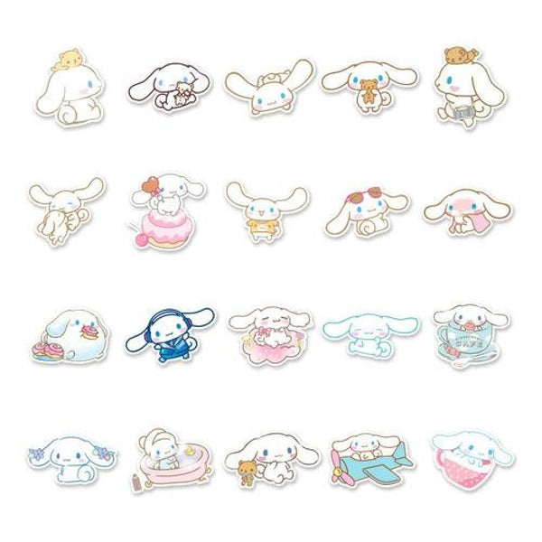 Set Sticker calcomanias animación Cinnamoroll cute