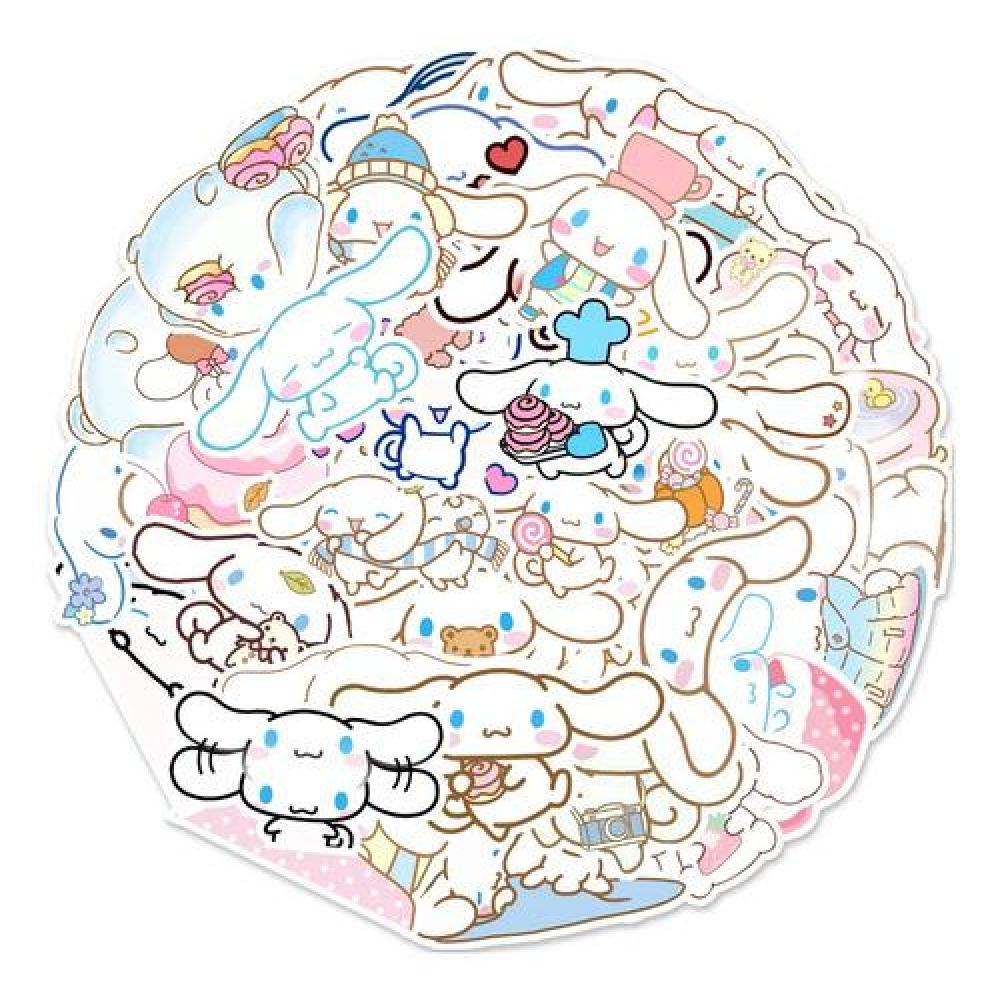 Set Sticker calcomanias animación Cinnamoroll cute