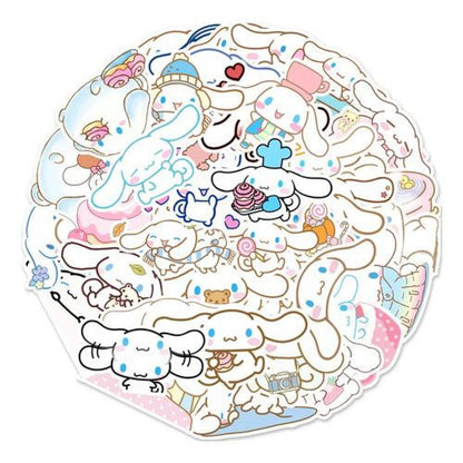 Set Sticker calcomanias animación Cinnamoroll cute