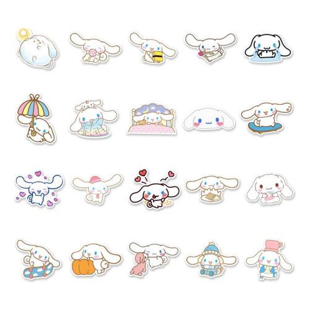 Set Sticker calcomanias animación Cinnamoroll cute