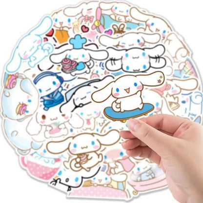 Set Sticker calcomanias animación Cinnamoroll cute